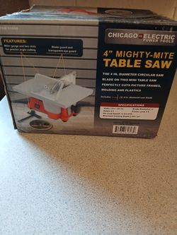 4" Table Saw