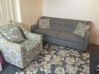 Sofa and chair