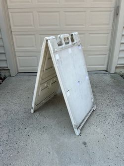 Signicade A-Frame Sign Stands / Folding Sidewalk Sign Holders - 2 Available