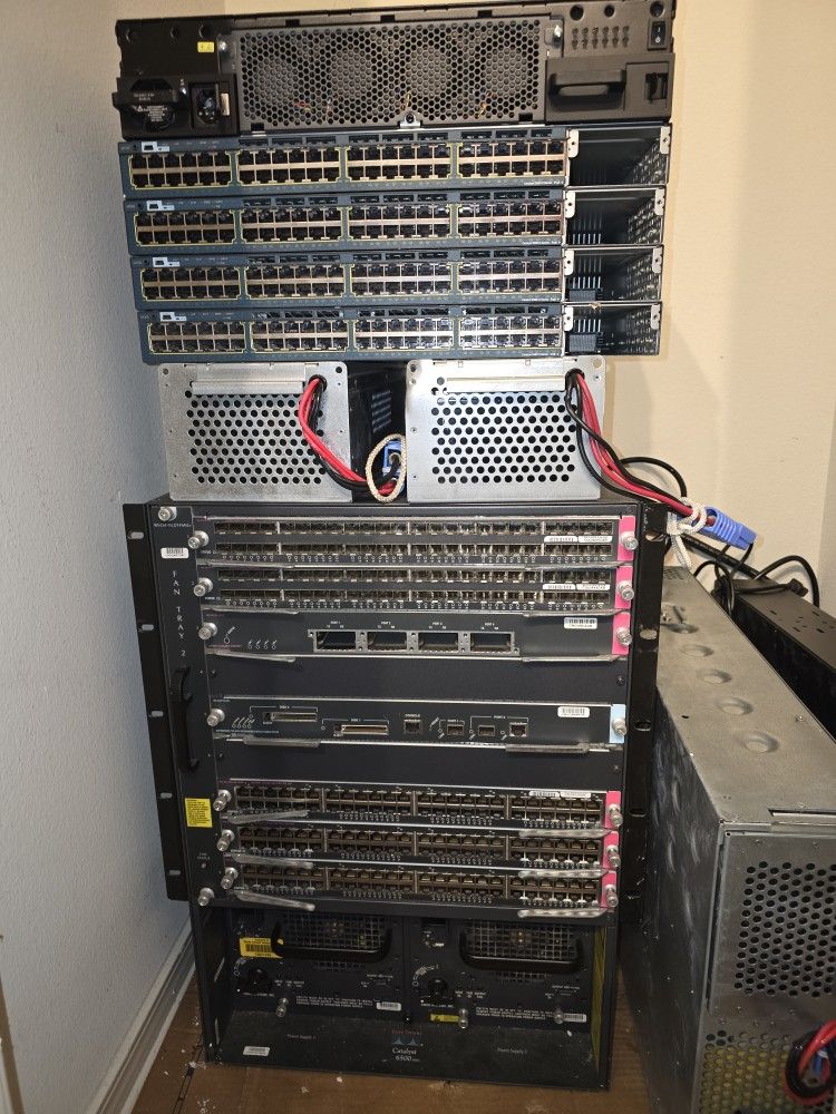 COMPLETE CISCO ENTERPRISE NETWORK & UPS LOT - $599