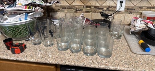 Glass cups