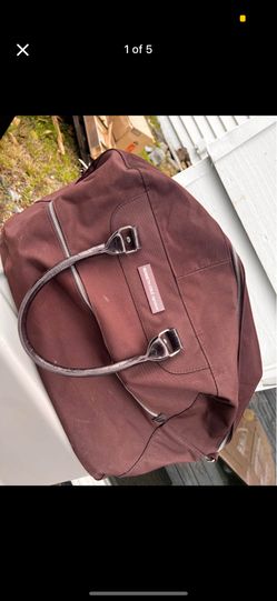 👜 Kenneth Cole Signature Brown Travel/Weekender Bag