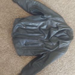 Leather Motorcycle Jacket 