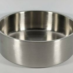 Pet Zone Feed Zone Stainless Steel Double Wall Pet Bowls 64 fl oz each (2-Pack)
