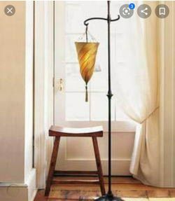Pottery barn medina silk floor lamp (not working)