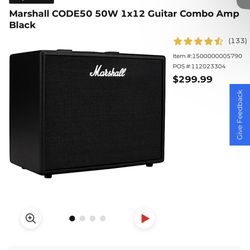 Marshall Amp Code 50
