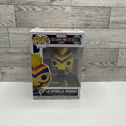 Funko Pop!  Marvel Lucha Libre Edition LA Estrella Cosmica Bobble - Head / Figurine A Tete Oscillante 710 
