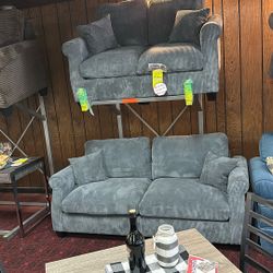 2pc Sofa And Love Seat Set