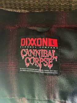 Dixxon cannibal corpse flannel large