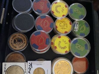 Old Poker Chips And  Tokens