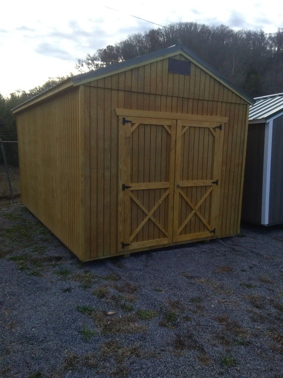 10x16 Storage Building Utility Shed Portable Barn