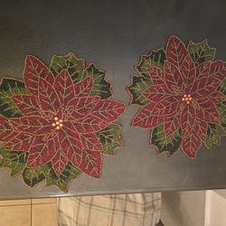 2 PIER ONE Beaded Placemats