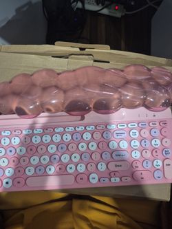 Pink keyboard