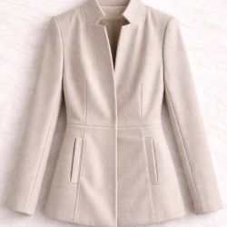 ✨ Elegant Beige Blazer Coat | Size S - Like New