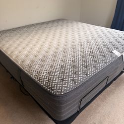 King-Beautyrest Mattress with Adjustable base Set for $799 only  Mattress -Beautyrest  Base- Reverie