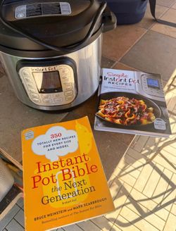 Instant Pot Nova Plus 6-Qt Pressure Cooker + 2 Recipe Books