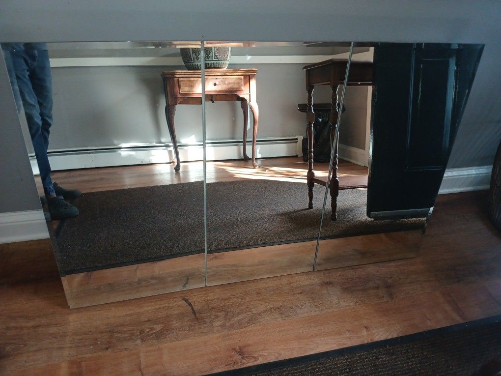 Large 3 Section Medicine Cabinet
