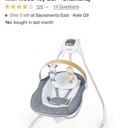 Ingenuity SimpleComfort Compact Baby Swing