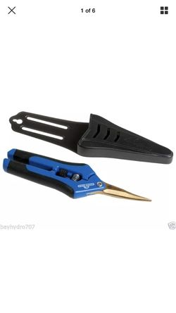 Hydro farm precision pruner Titanium blade curved with holster