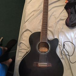 7 String Ibanez Acoustic Guitar