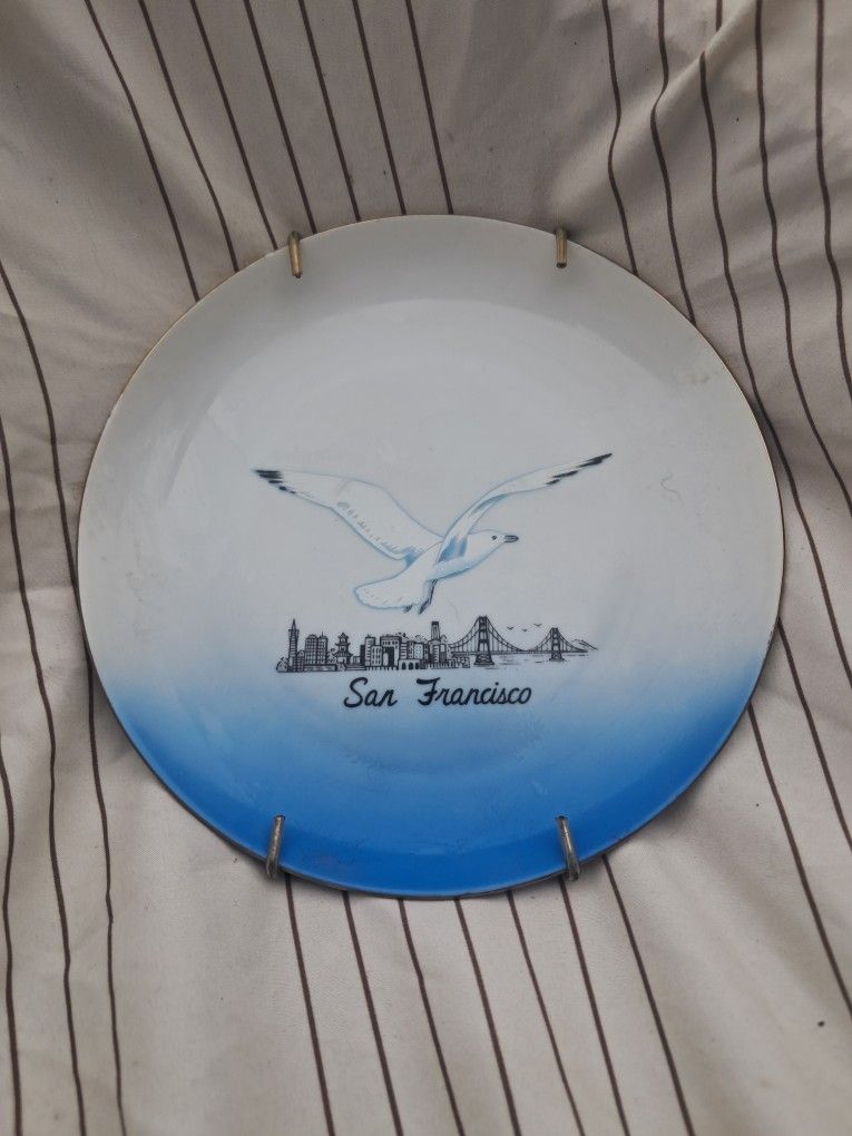 Vintage Wall Glass Plate