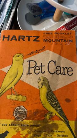 1950s hartz care book mountain pet variety of pets