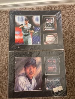 Craig Counsell & Byung-Hyun Kim Arizona Diamondbacks Matted Display Lot