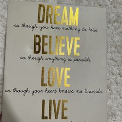 Motivational Wall Art Canvas 