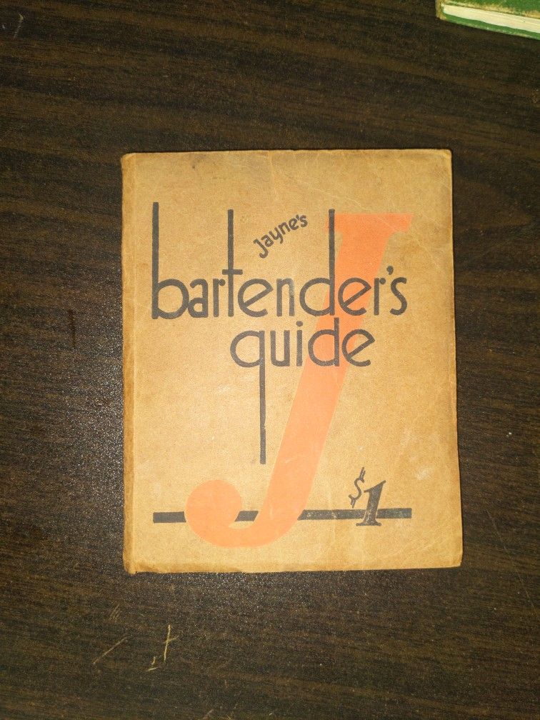 Rare book: Jane's Bartending Guide