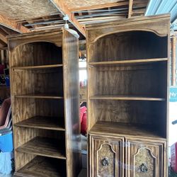 Wood Bookcases - $100 For Quick Sale!
