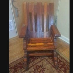 Wooden Rocking Chair for Child 28"Tall-21" Wide Seat is 10" from floor