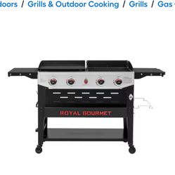 Propane Grill And Griddle Combo By Royal Gourmet 