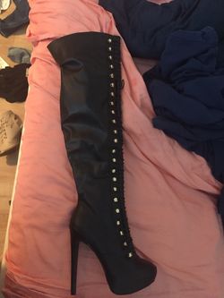 Size 5.5 over the knee boot
