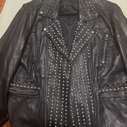 Studded Leather Jacket