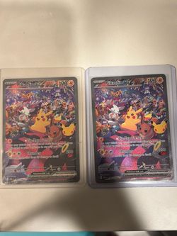 *No trade* Pokemon 30th anniversary night pikachu sir