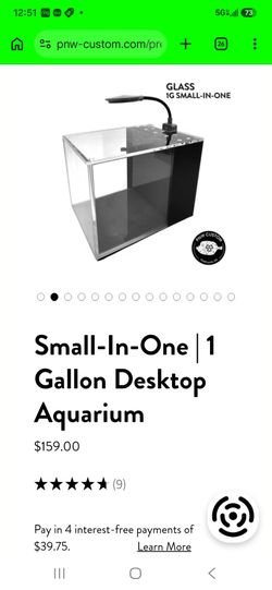 PNW -Small-In-One | 1 Gallon Desktop Aquarium