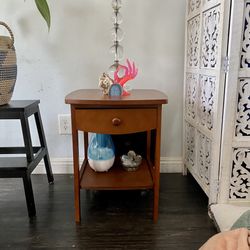 Wood Nightstand