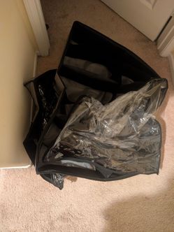 Large Black Storage Organizer Bags