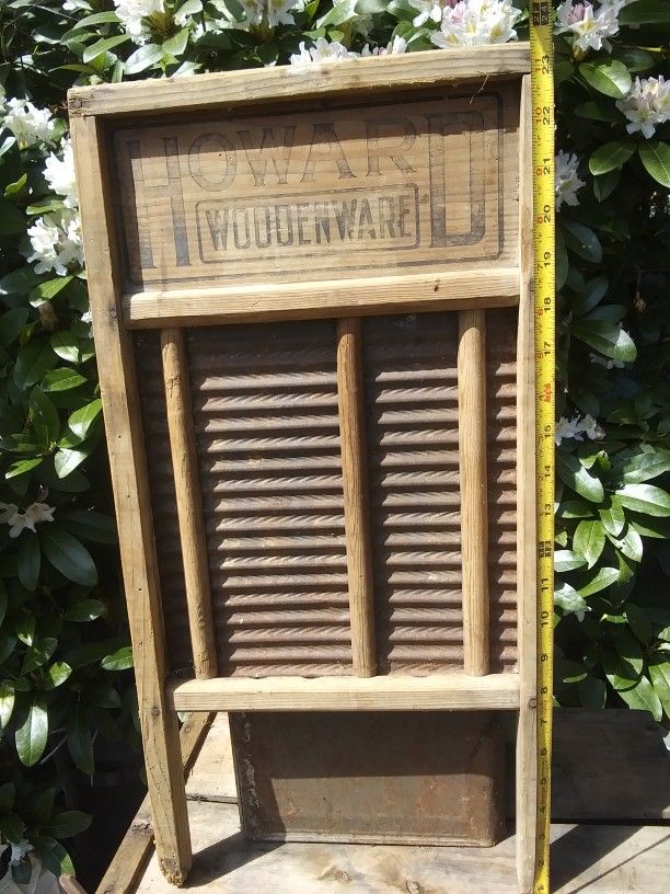 Antique Howard Washboard