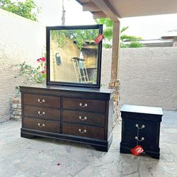 Dresser + nightstand set