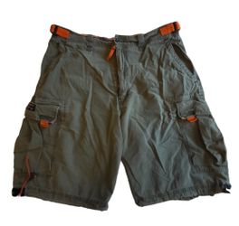 VINTAGE 2000's Abercrombie & Fitch Tact Paratrooper Cargo Shorts Aesthetic Green 

MEN'S SIZE: L