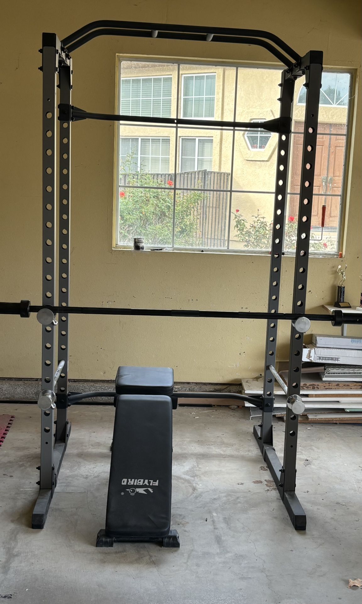Half Rack With bar