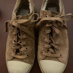 Ugg Suede Tennis Shoes Size 7 Cozy Lining