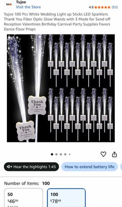 Wedding gifts $50