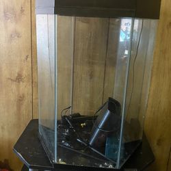 Octagon Glass Aquarium 20 Gallon