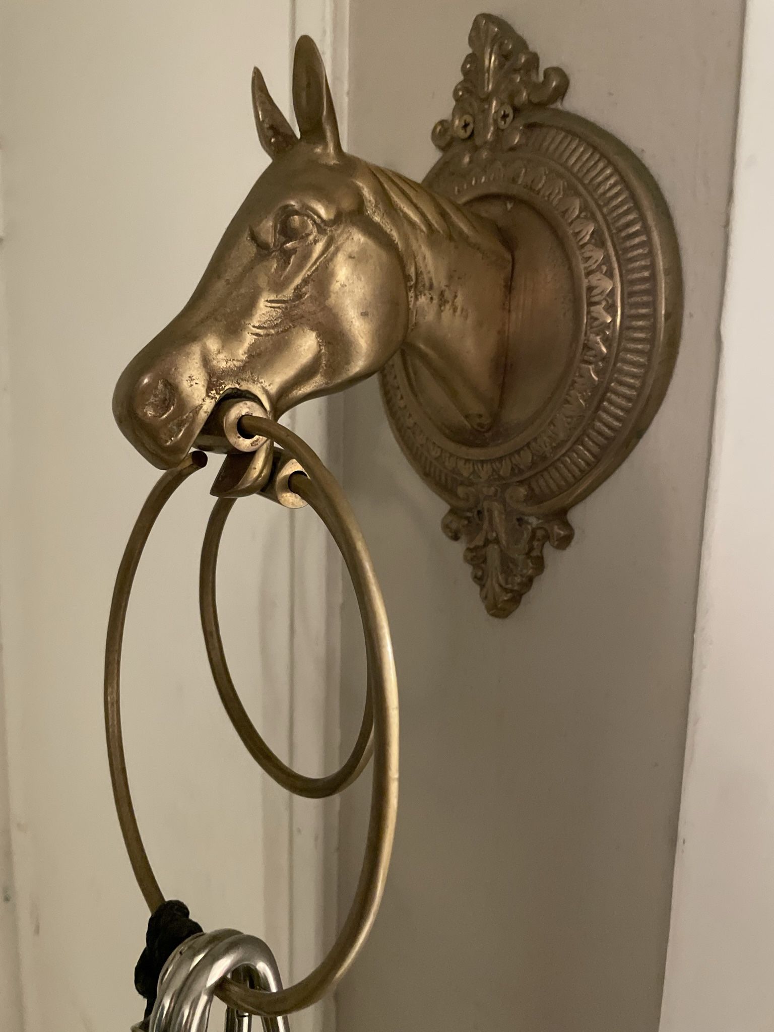 Brass Horse Head Wall Decor