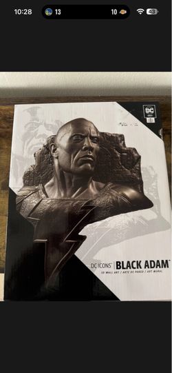 DC Icons Black Adam 3D Wall Art