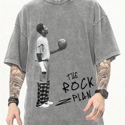 Kobe Bryant "The Rock Plan" T-Shirt / Color - Gray Urban Wash / Size - XXL