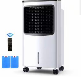 GymaxPortable Air Conditioner Evaporative Cooler Fan with 3-Modes and Speeds Home Office