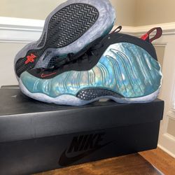 NEW sz 10 AIR FOAMPOSITE ONE PRM 'GONE FISHING'